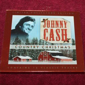 Johnny Cash Country Christmas CD, a limited collector's edition released in 1991